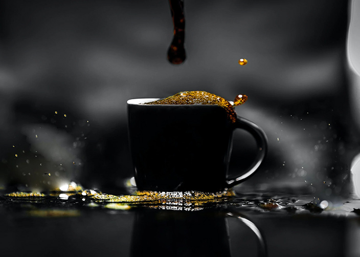 Preparação de café